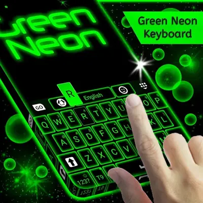 Green Neon Keyboard android App screenshot 0