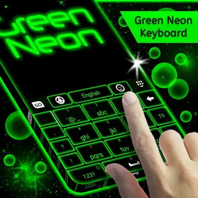 Green Neon Keyboard android App screenshot 1